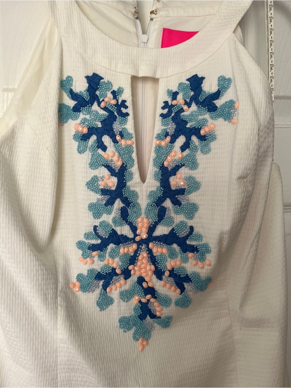 Lilly Pulitzer Jena Stretch Shift-Resort White size 10 - Picture 4 of 9